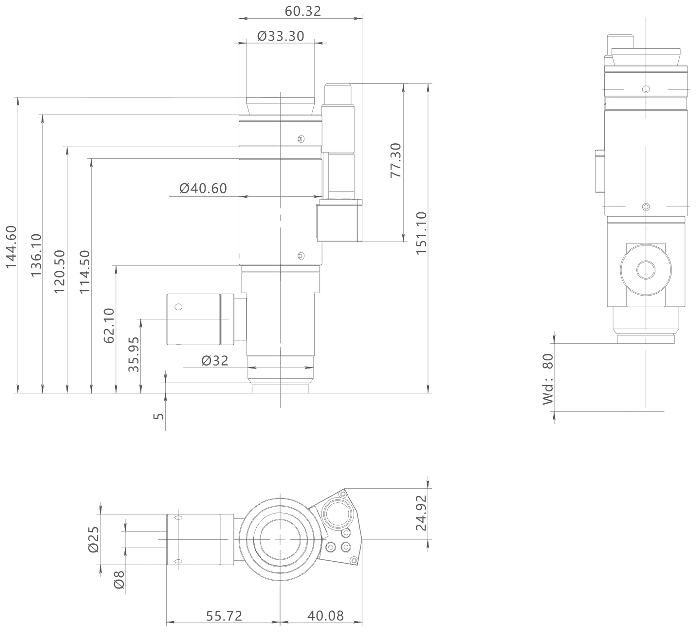 PMS-Z65M-C(A) dimension drawing