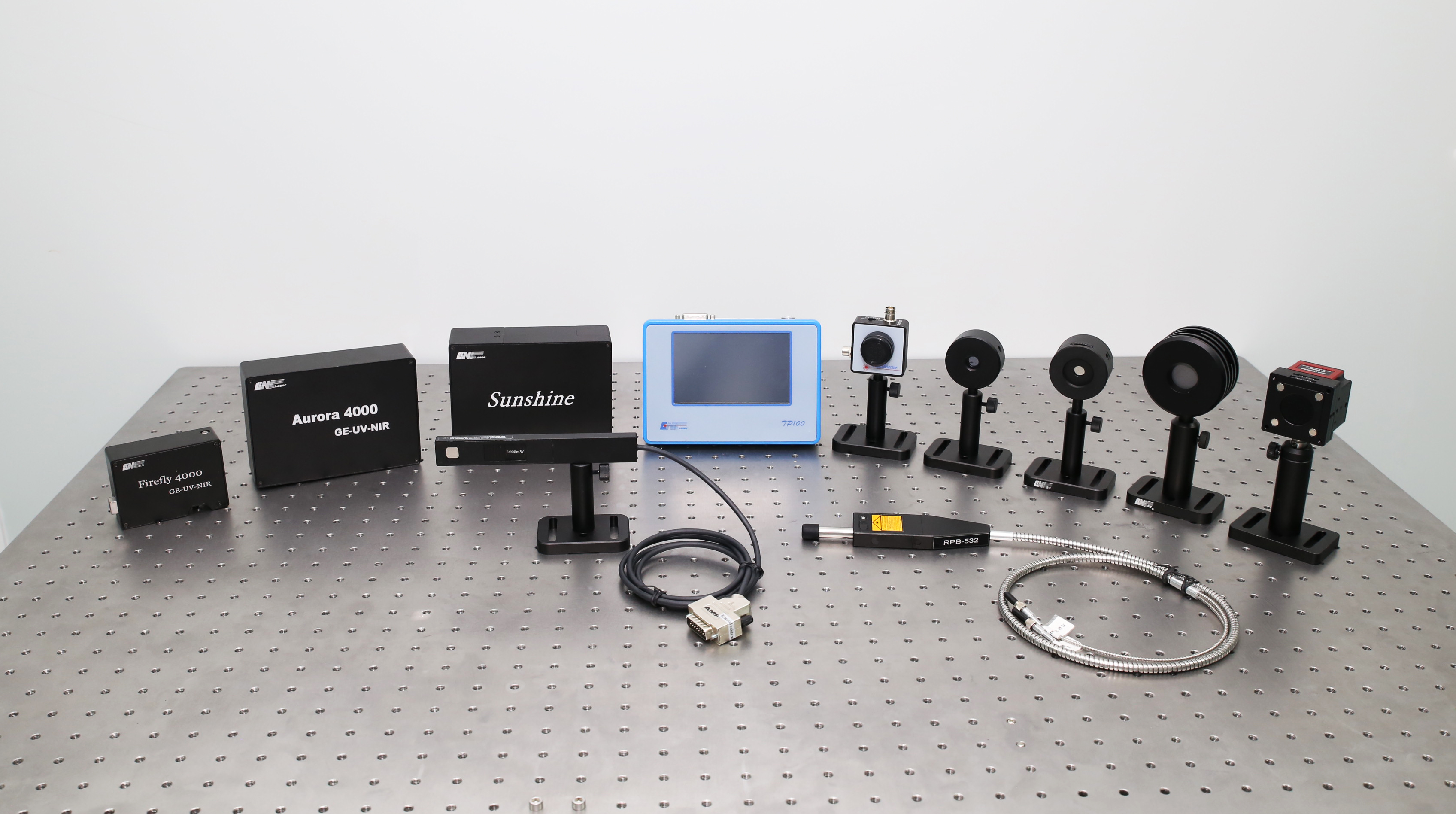 Spectrum analysis and laser measurement