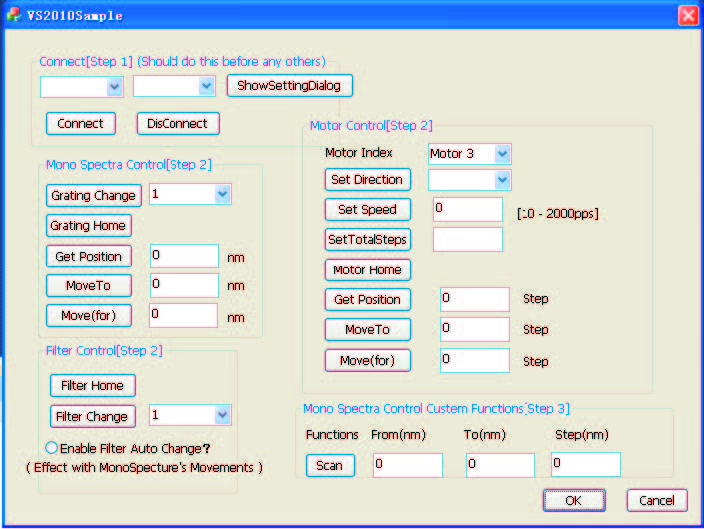 Scanning software — CCD and Scanning Software
